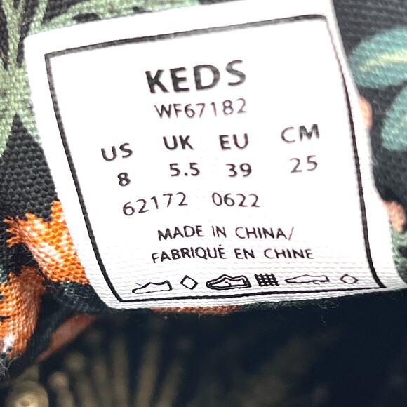 Keds Scout Iv Lottie X Rifle Paper Co Women’s Floral Lace Up Hi Top Boots Shoes - Picture 9 of 9